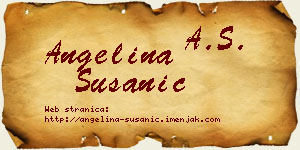 Angelina Susanić vizit kartica
